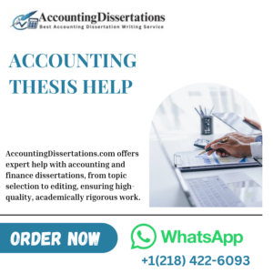 Accounting Thesis Help