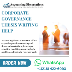 Corporate Governance Thesis Writing Help