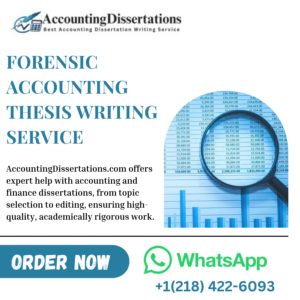 Forensic Accounting Thesis Writing Service