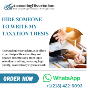 Hire Someone To Write My Taxation Thesis