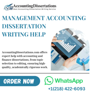 Management Accounting Dissertation Writing Help