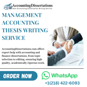 Management Accounting Thesis Writing Service