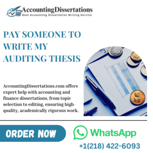 Pay Someone To Write My Auditing Thesis