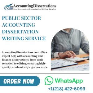 Public Sector Accounting Dissertation Writing Service