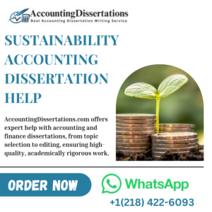 Sustainability Accounting Dissertation Help